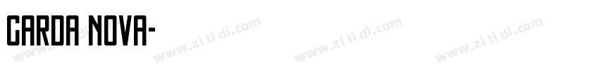 Garda Nova字体转换